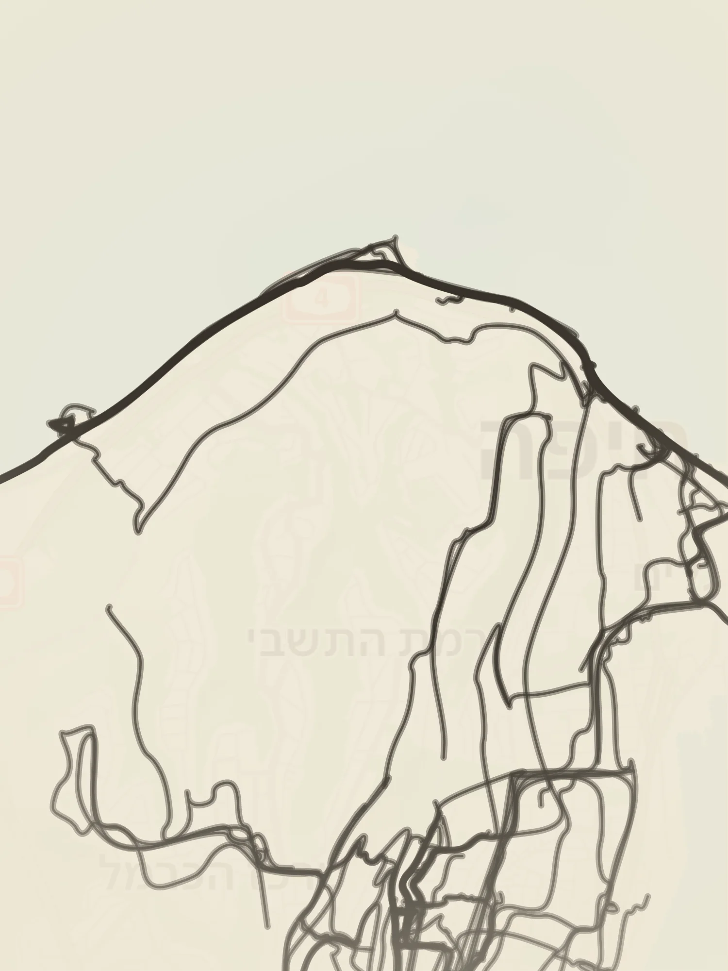 Artistic filter — pigment-ink style with curated paper palette