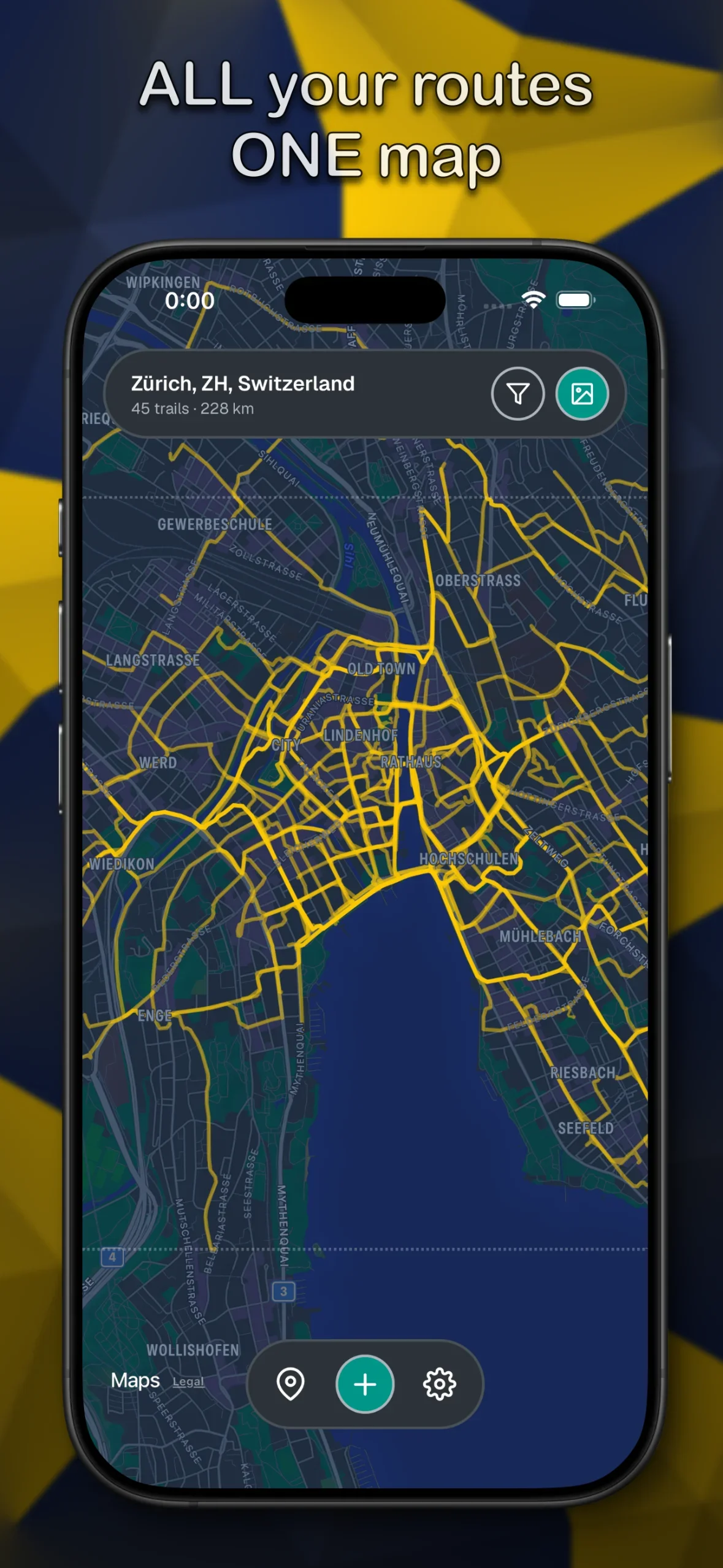 All routes stacked on one map